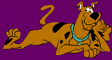 Scooby Doo with Ms. Scott's History Site Logo.